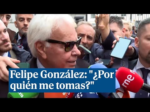 Felipe González, sobre si él se hubiera hecho la foto con Puigdemont: ¿Por quién me tomas?