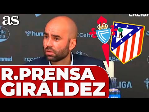 CLAUDIO GIRÁLDEZ, rueda de prensa RC CELTA vs. ATLÉTICO DE MADRID