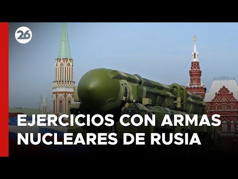 ? RUSIA ADVIERTE: Los ejercicios con armas nucleares están relacionados con Ucrania