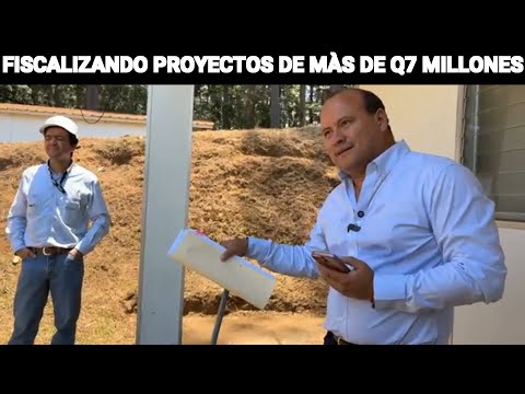 CRISTIAN ALVAREZ FISCALIZANDO PROYECTOS DE MÁS DE Q7 MILLONES, GUATEMALA.