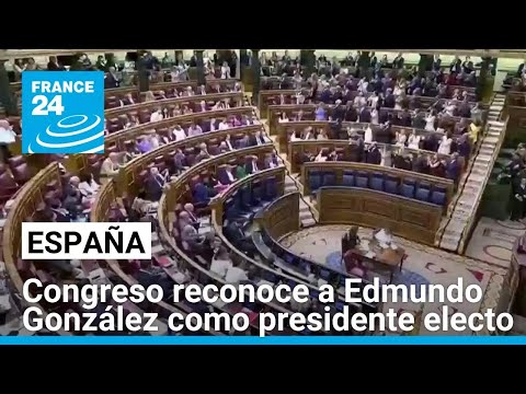 Edmundo González es reconocido como presidente electo de Venezuela por el Congreso español