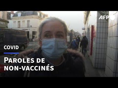 Covid-19: paroles de non-vaccinés dans le Nord de la France | AFP