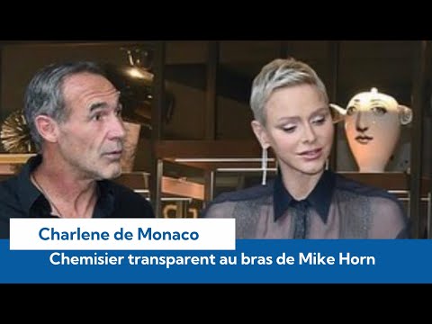 Charlene de Monaco ose la robe transparente au bras avec un autre homme Mike Horn