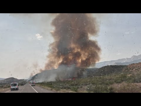 I-70 reopens near Rifle after brush fire