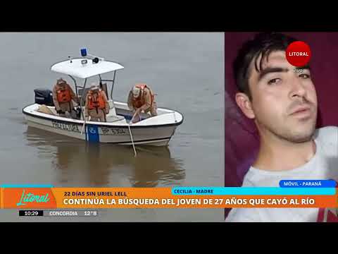 22 días sin Uriel Lell, el joven desaparecido en Paraná