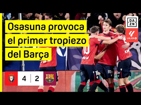 CA Osasuna vs FC Barcelona (4-2) | Resumen y goles | Highlights LALIGA EA SPORTS