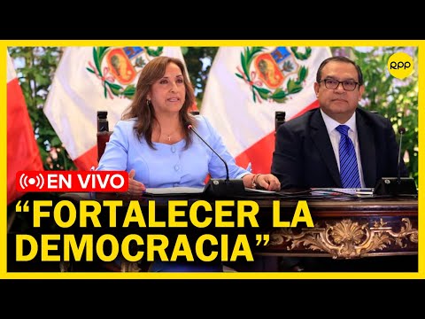 Presidenta Dina Boluarte: Está en los peruanos fortalecer la democracia | PERÚ | EN VIVO