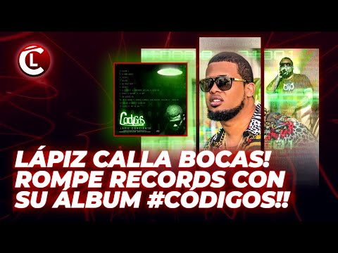Lapiz Conciente álbum “Códigos” rompe récord “Número 1 en ventas en USA” por encima de Bad Bunny