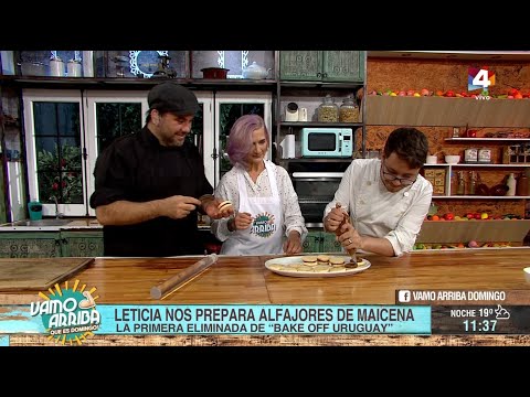 Vamo Arriba que es domingo - Leticia de Bake Off nos enseña a preparar alfajores de maicena