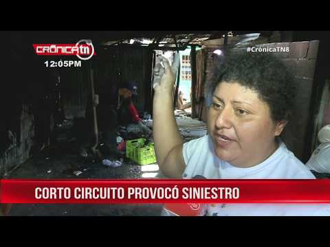 Paquetes alimenticios para familias afectadas por incendio en Managua