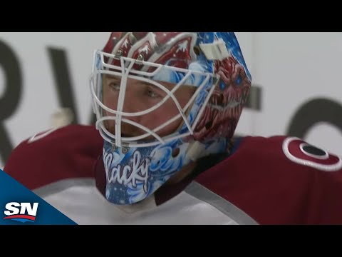 Avalanches Mackenzie Blackwood Makes Insane Sprawling Save In OT vs. Stars