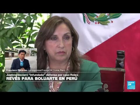 Informe desde Lima: Fiscalía peruana investigaría a Dina Boluarte por ocho meses más • FRANCE 24