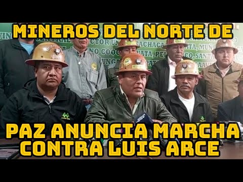COOPERATIVAS MINERAS AURIFERAS DEL NORTE DE LA PAZ ANUNCIAN MOVILIZACIONES APARTIR DL 6 NOVIEMBRE..