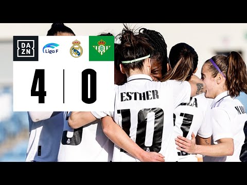 Real Madrid CF vs R. Betis Féminas (4-0) | Resumen y goles | Highlights Liga F