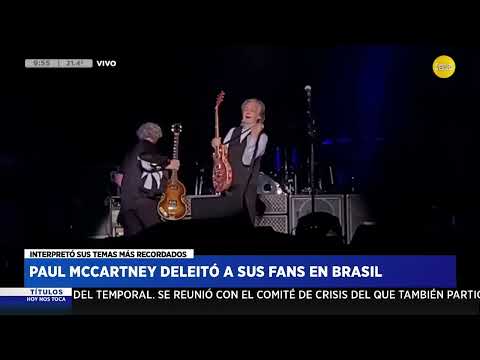 Paul McCartney deleitó a sus fans en Brasil ? HNT con Hugo Macchiavelli ? 18-12-23
