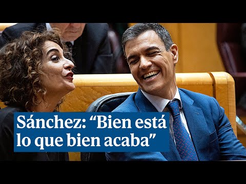 Pedro Sánchez tras la votación de los decretos: Bien está lo que bien acaba