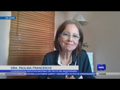 Entrevista a la Dra. Paulina Franceschi, sobre las propuestas y la ruta del Pacto del Bicentenario