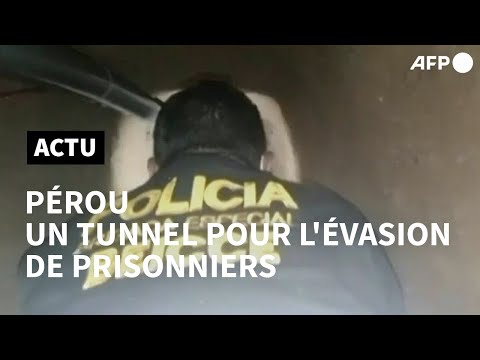 La police péruvienne découvre un tunnel pour l'évasion de prisonniers | AFP