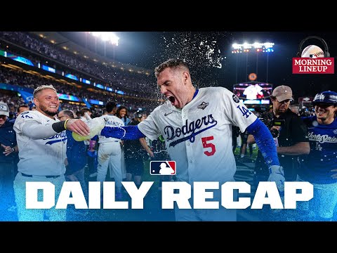 Freddie Freeman walks it off in marathon World Series Game 3 | Morning Lineup (MLB Daily Recap)