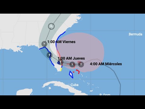 ¿Nicole impactará como huracán en Florida? Sigue acá la trayectoria y el pronóstico