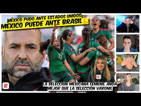 MÉXICO con confianza ante BRASIL en la semifinal COPA ORO W, con respeto pero SIN MIEDO | Exclusivos