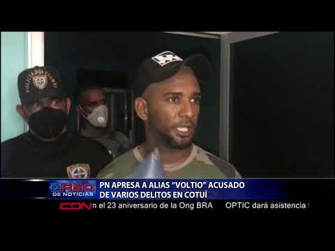 PN apresa a alias “voltio” acusado de varios delitos en Cotuí
