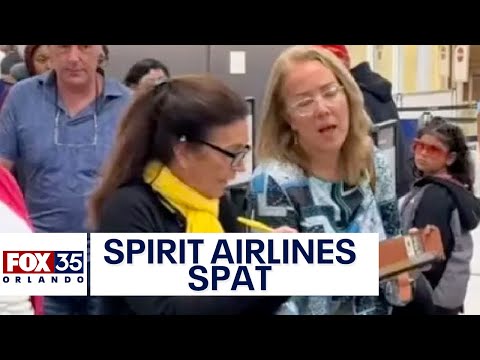 Spirit employee, passenger spat at Florida airport