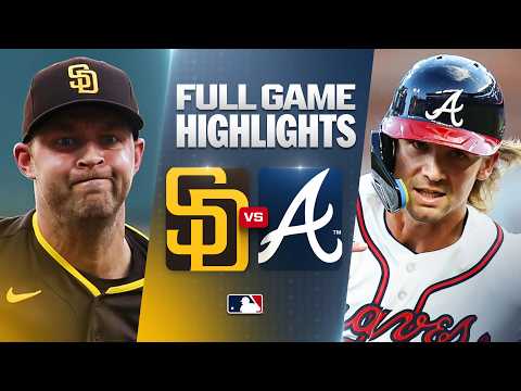 샌디에이고 파드리스 vs 애틀랜타 브레이브스: 공식 풀 경기 하이라이트 (7월 22) | 2026 MLB 시즌