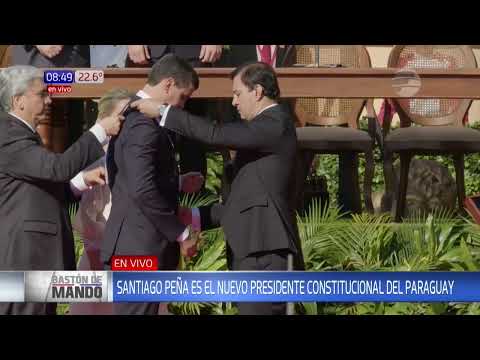 Santiago Peña juró como nuevo presidente del Paraguay