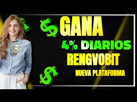 PLATAFORMA NUEVA PAGANDO 4% DIARIOS X 50 DIAS !!  RENGVOBIT