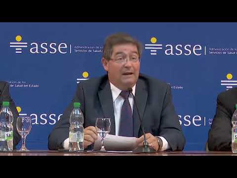 Palabras del presidente de ASSE, Leonardo Cipriani