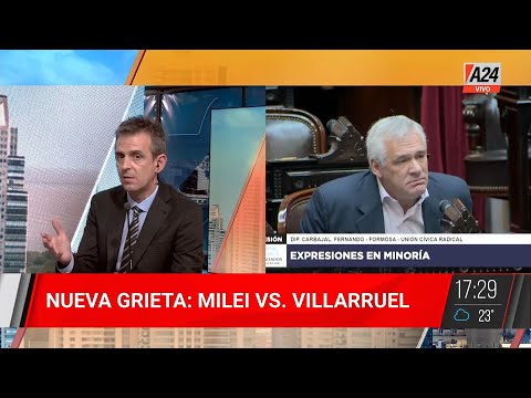 NUEVA GRIETA: JAVIER MILEI VS. VICTORIA VILLARRUEL - ¿Qué pasó en el Senado?