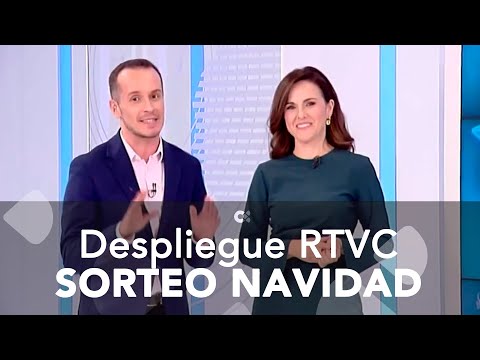 Despliegue sorteo de la Lotería de Navidad RTVC