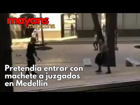 Policía dispara a un hombre que quería ingresar a juzgados de Medellín