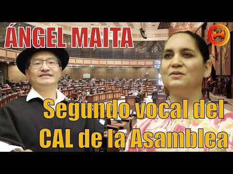 Mireya Pazmiño, fue la proponente para que Angel Maita, sea segundo vocal del CAL