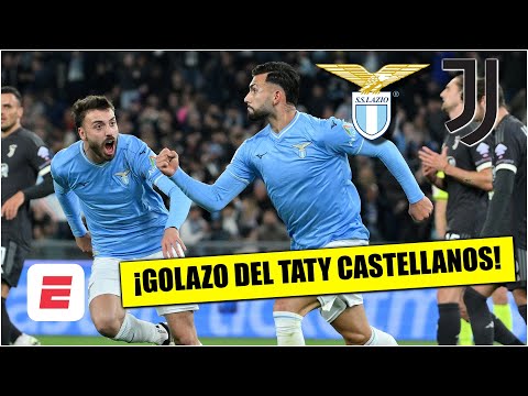 ¡GOL DEL TATY CASTELLANOS! Lazio le gana 1-0 a Juventus y SIGUE CON VIDA | Copa Italia