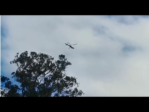 Helicóptero sobrevuela Mixco en operativos de seguridad