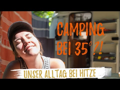 Heat when camping in a mini caravan | Our experience & tips
