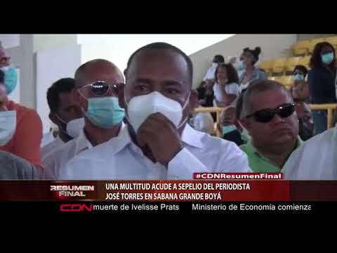 Una multitud acude a sepelio del periodista José Torres en sabana grande Boyá