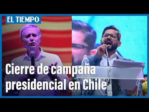 Entre ataques de derecha e izquierda, Kast y Boric cierran campan?a en Chile