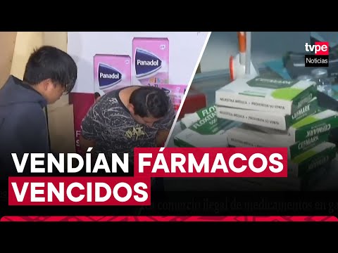 Cercado de Lima: PNP interviene local donde se realizaba comercio ilegal de medicamentos