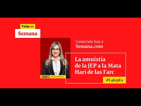 La amnistía de la JEP a la exguerrillera de las FARC Marilú Ramírez conocida como la Mata Hari|Vicky