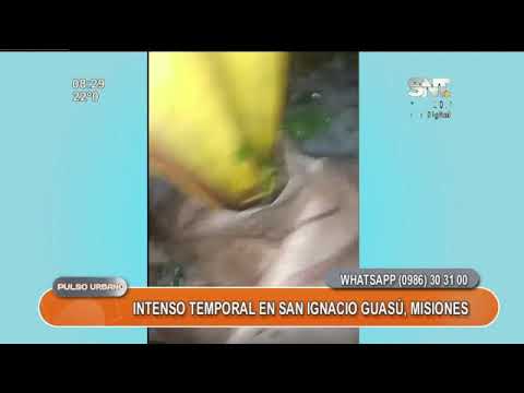 Temporal afectó varias viviendas en San Ignacio Guasú