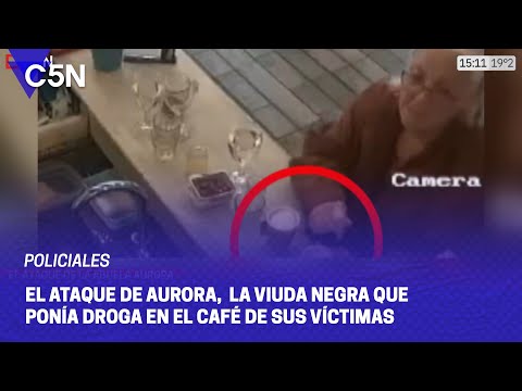 Así atacaba AURORA, la VIUDA NEGRA de 79 AÑOS