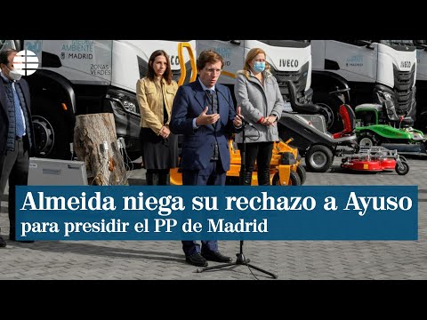 Almeida niega su rechazo a una candidatura de Ayuso para el PP de Madrid