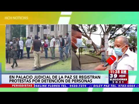Tras plantón en juzgados de La Paz, liberan a 12 “areneros” detenidos en la zona central