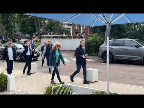 Emmanuel et Brigitte Macron au Touquet | AFP Images