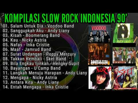 Kompilasi Lagu Slow Rock Indonesia 90an Terbaik Tanpa Iklan  Masih Sering Di Dengar Millenial