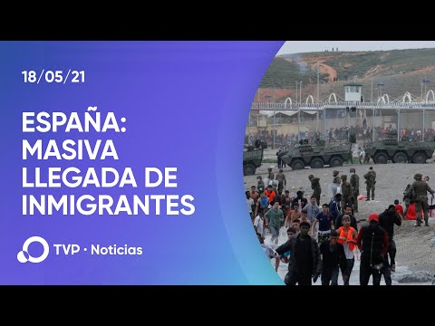 Masiva llegada de migrantes a España
