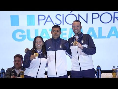 Guatemalans cheer for first ever Olympic gold medalist and other athletes